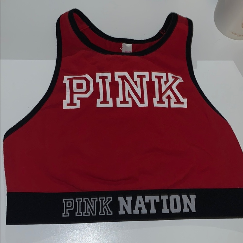 victoria’s secret PINK high neck sports bra